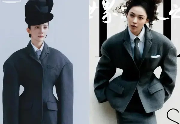 杨幂钟楚曦撞穿同件高定礼服!破亿讨论后,大家发现:两人都赢了