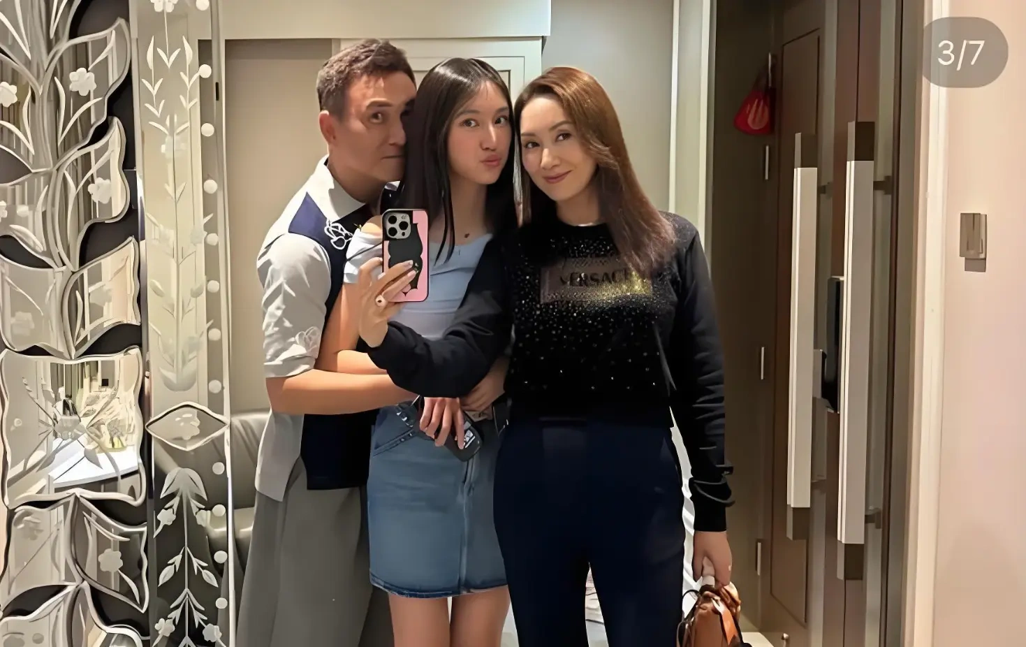 郭可盈林文龙相守31年！携女儿庆周年，女儿身高碾压母亲