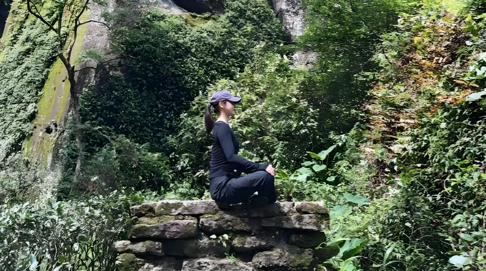 袁姗姗关机进山隐居两天，远离喧嚣治愈身心
