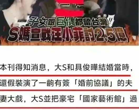 光头接手偿还大S豪宅剩余房贷