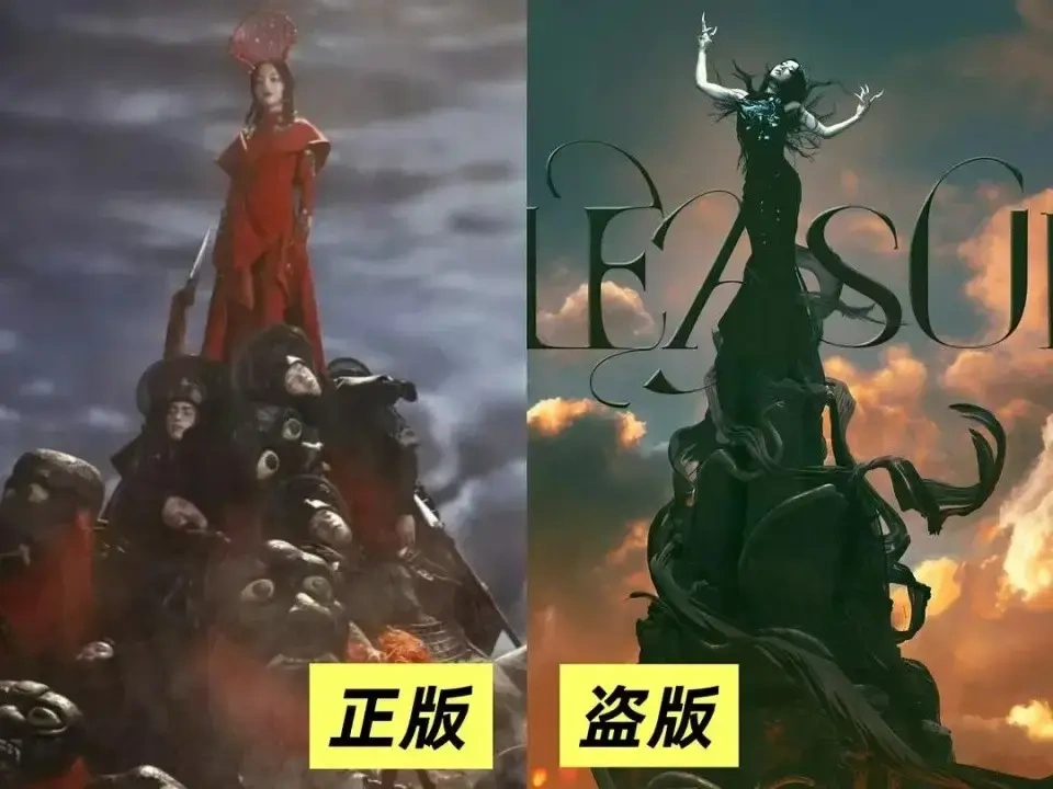 网友还扒出蔡依林并非首次撞造型