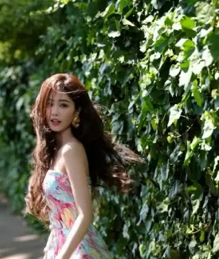白鹿彩雾花漾裙封神！