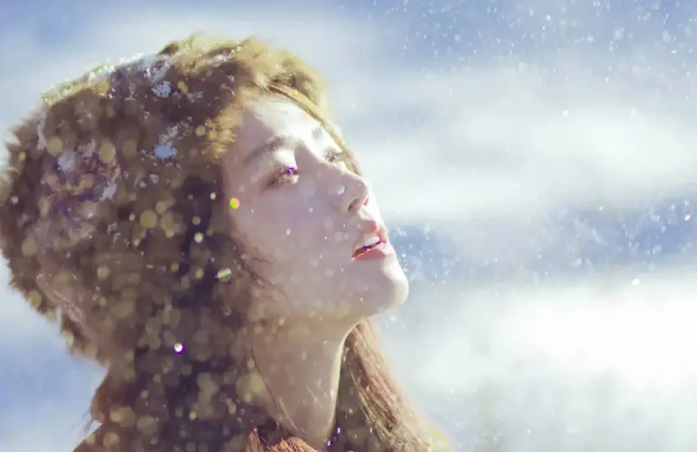 明媚雪境里的温柔闪光！